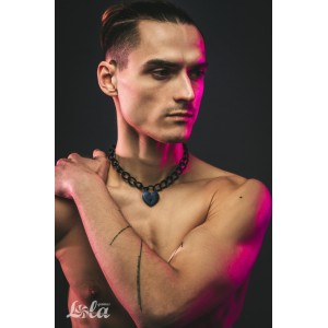 Ошейник Party Hard Embrace Black (иной угол)