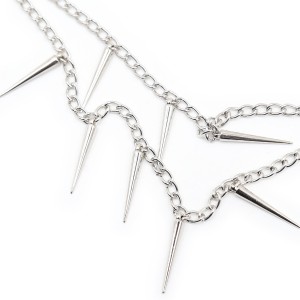 Зажимы для сосков с цепочкой и шипами (иной угол)