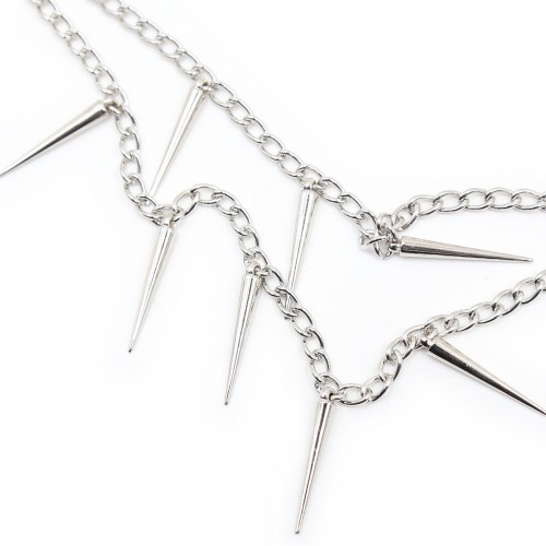 Зажимы для сосков с цепочкой и шипами