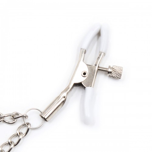 Зажимы для сосков с цепочкой и шипами