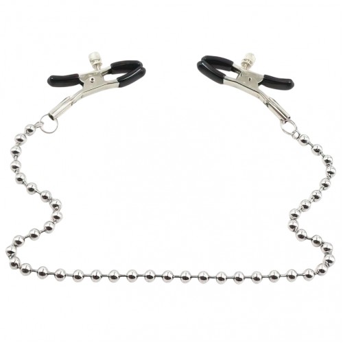 Зажимы для сосков с цепочкой в виде бусов