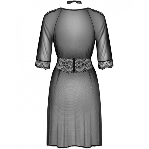 Черный пеньюар LUCITA S/M