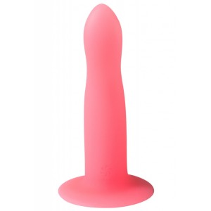 Светящийся в темноте фаллос на присоске Rave Light Keeper 13 см (иной угол)