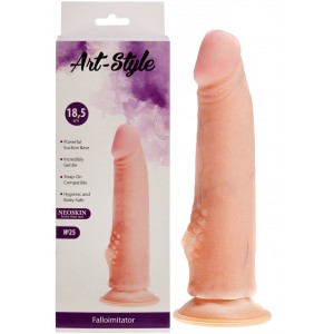 Фаллоимитатор с рельефом для клиторальной стимуляции Art Style 20 см
