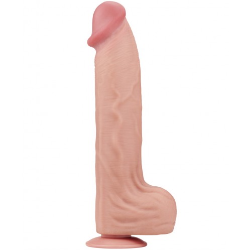 Реалистичный фаллоимитатор с эффектом двойной кожи Lovetoy Sliding-Skin Dual Layer Dong 36 см