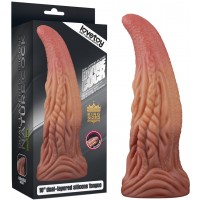 Фаллос-язычок с рельефным стволом Lovetoy Nature Cock Tongue 25 см