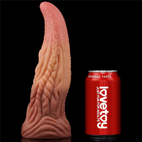 Фаллос-язычок с рельефным стволом Lovetoy Nature Cock Tongue 25 см