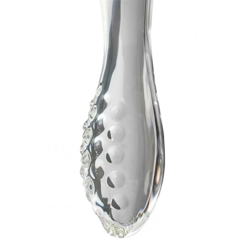 Двусторонний фаллоимитатор Satisfyer Dazzling Crystal 1, стекло, прозрачный, 18,5 см