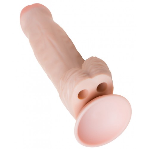 Фаллоимитатор-гигант LoveToy, реалистичный, TPE, 26 см, Ø7,5 см