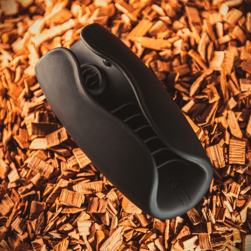 Перезаряжаемый мастурбатор Erotist Hailstorm, силикон, черный, 14,7 см.