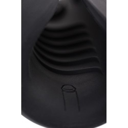 Перезаряжаемый мастурбатор Erotist Hailstorm, силикон, черный, 14,7 см.