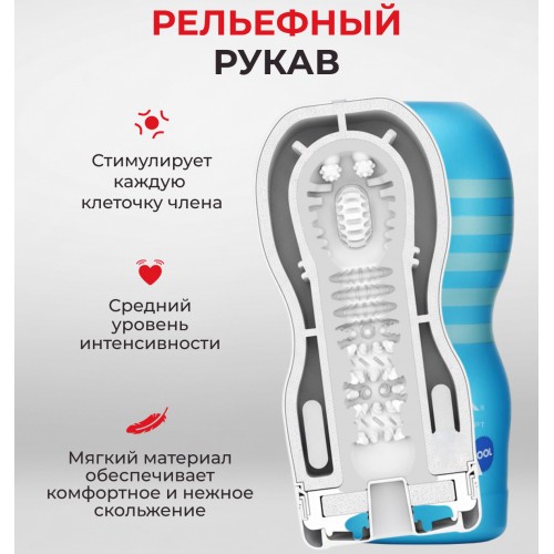 Мастурбатор Tenga Original Vacuum Cup Cool
