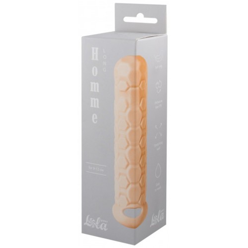 Фаллоудлинитель с кольцом Homme Flesh Long  + 3 см 