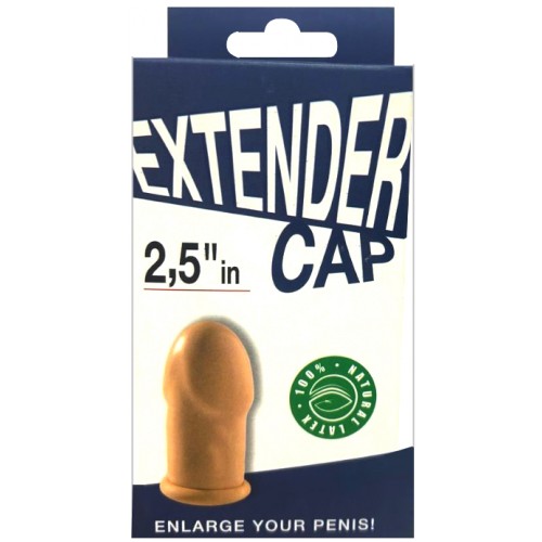 Удлиняющая насадка из латекса Extender + 6 см