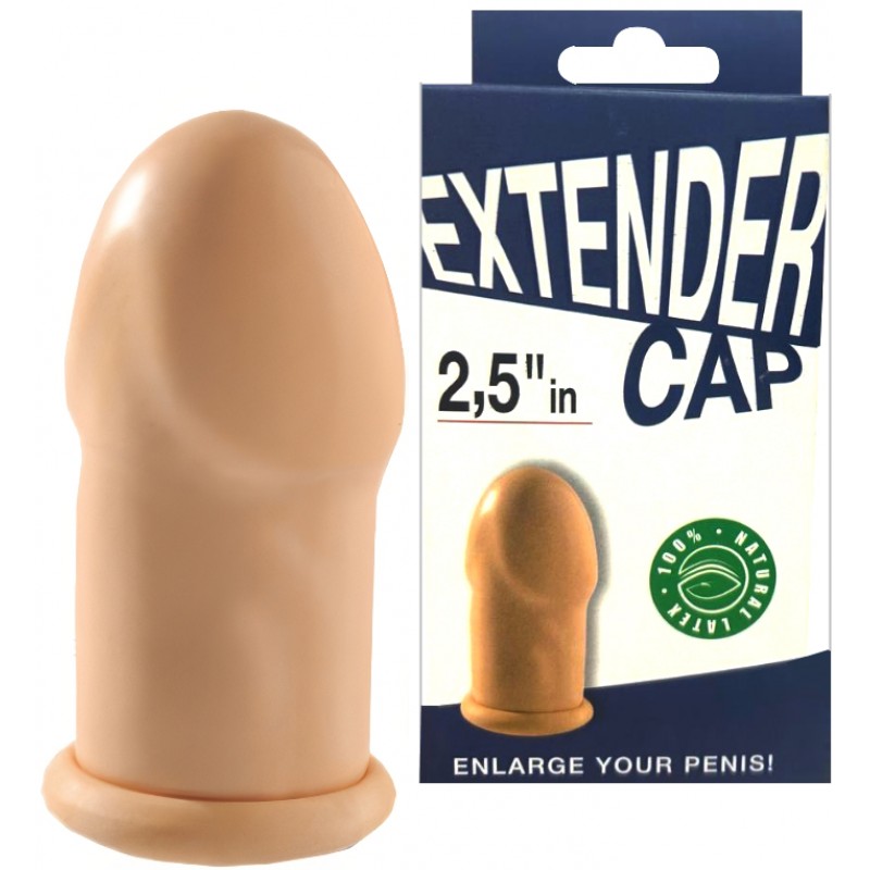 Удлиняющая насадка из латекса Extender + 6 см