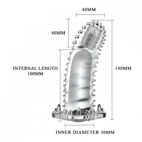 Насадка с вибрацией Brave Man