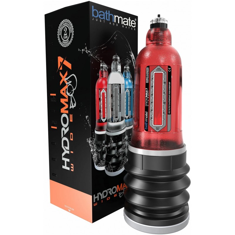 Гидропомпа Bathmate HydroMAX7 Wide Boy (Hydromax X30) красная Original