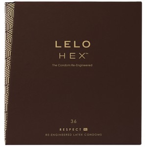 Презервативы Lelo Hex Respect XL увеличенного размера 36 шт