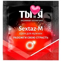Крем для мужчин Sextaz-M (M9) с разогревающим эффектом 1,5 гр, пробник