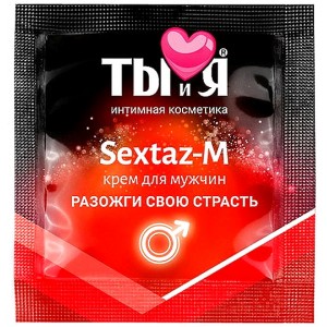 Крем для мужчин Sextaz-M (M9) с разогревающим эффектом 1,5 гр, пробник