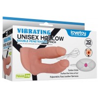 Фаллопротез для двойного проникновения с вибрацией