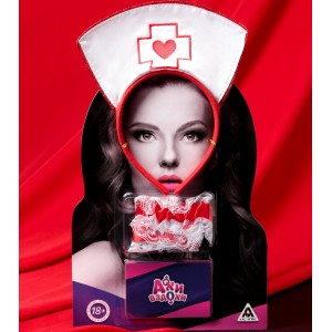 Эротический набор для двоих «Ахи-вздохи. Медсестра», 10 карт, 18+
