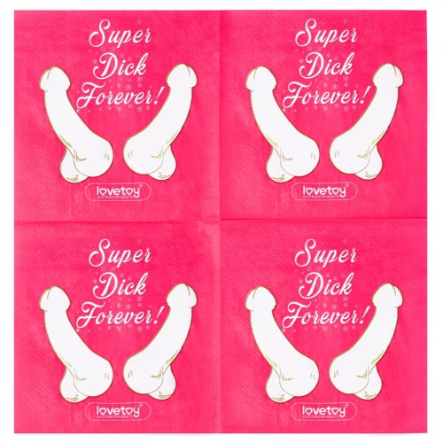 Бумажные салфетки Super Dick Forever 10 шт
