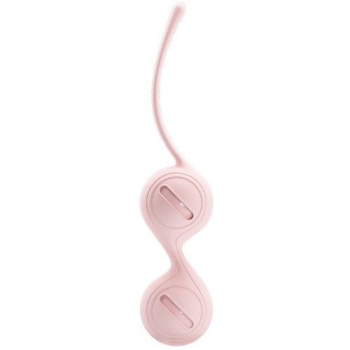 Вагинальные шарики со смещённым центром тяжести Pretty Love Kegel Tighten Up I, нежно-розовые