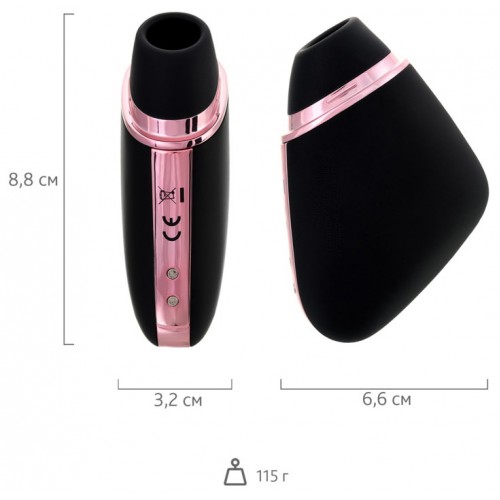 Бесконтактный смарт-стимулятор клитора Satisfyer Love Triangle черный