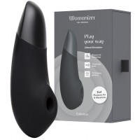 Бесконтактный вакуумно-волновой стимулятор клитора с вибрацией Womanizer Enhance черный