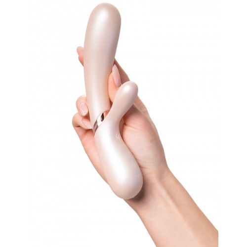 Смарт-вибратор с функцией нагрева Satisfyer Hot Lover бежевый