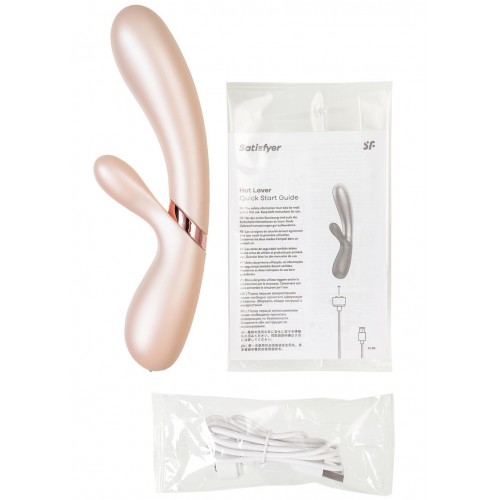 Смарт-вибратор с функцией нагрева Satisfyer Hot Lover бежевый