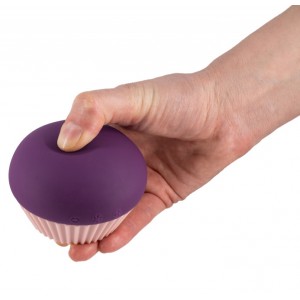 Вакуумно-волновой вибратор Blueberry Cupcake (иной угол)