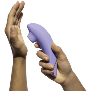 Бесконтактный стимулятор клитора Womanizer Premium 2 Lilac (иной угол)