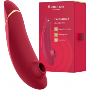 Бесконтактный стимулятор клитора Womanizer Premium 2 Bordeaux