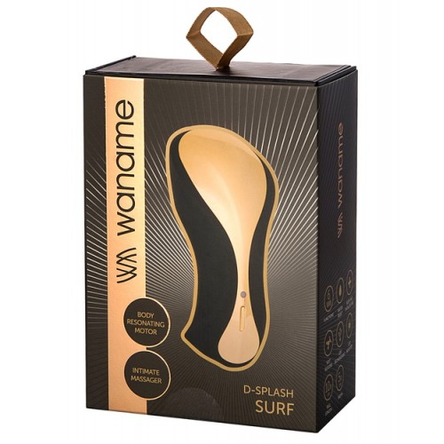 Стимулятор наружных интимных зон WANAME D-SPLASH Surf, силикон, чёрный, 10,8 см
