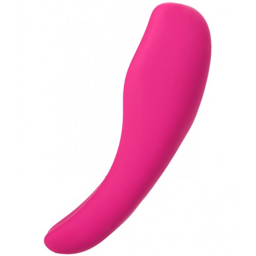 Клиторальный вибратор в трусики JOS FLIRTY, силикон, розовый, 9,3 см