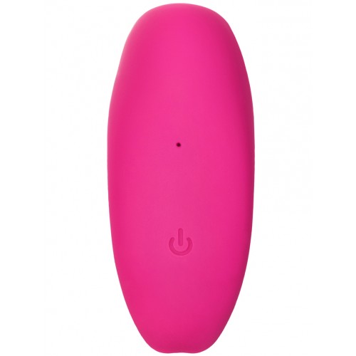 Клиторальный вибратор в трусики JOS FLIRTY, силикон, розовый, 9,3 см