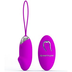 Виброяйцо ребристое с пультом дистанционного управления Julia (иной угол)