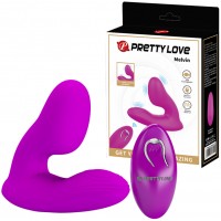 Вагинально-клиторальный стимулятор Pretty Love Melvin с пультом ДУ