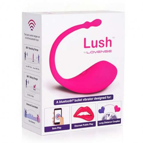 LOVENSE Виброяйцо Lush Bullet Vibrator розовое с ДУ 