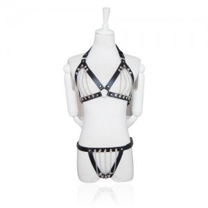 Универсальный лиф и трусики с цепями (иной угол)