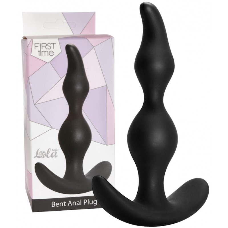 Анальный стимулятор Bent Anal Plug Black
