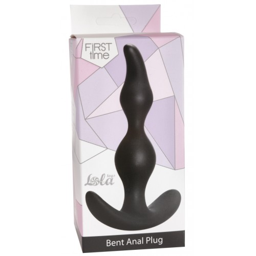 Анальный стимулятор Bent Anal Plug Black