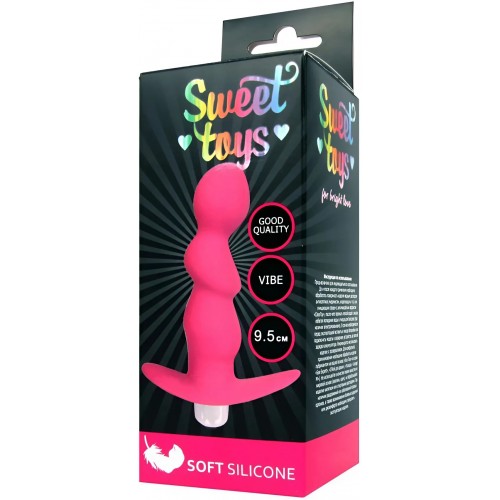 Анальная втулка вибрацией Sweet Toys