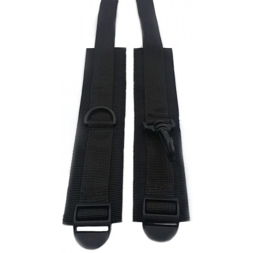 Нейлоновый бондаж с металлическим кольцом