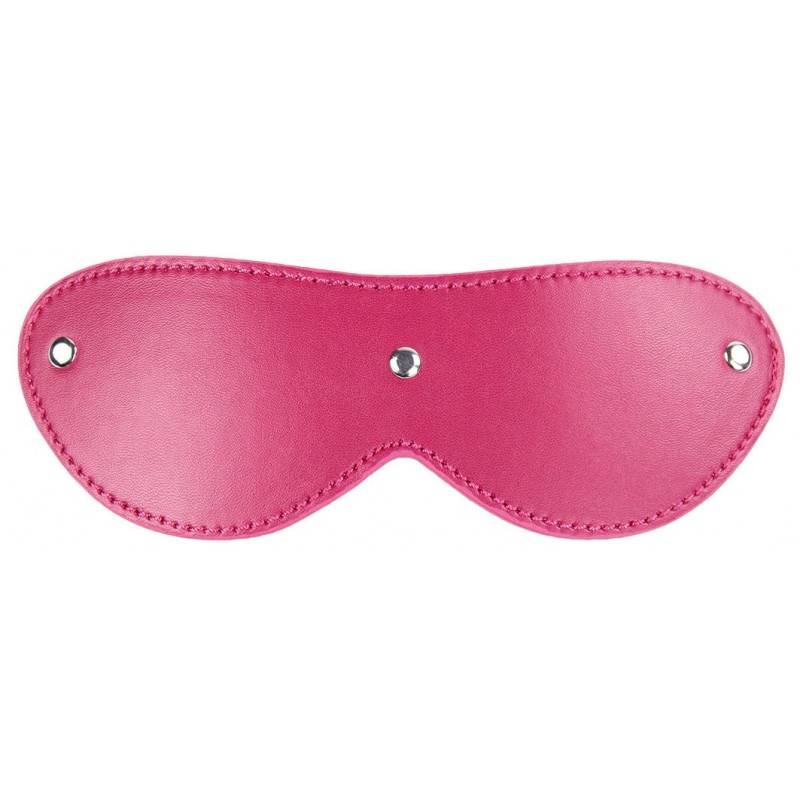 БДСМ маска малинового цвета