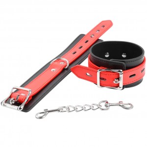 Красно-чёрные поножи (иной угол)