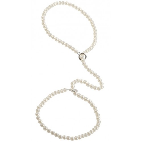Жемчужные браслеты-наручники California Exotic Playful in Pearls