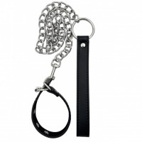 Поводок на пенис, черный